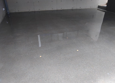 鏡面研磨ジオコンクリート工法施工後