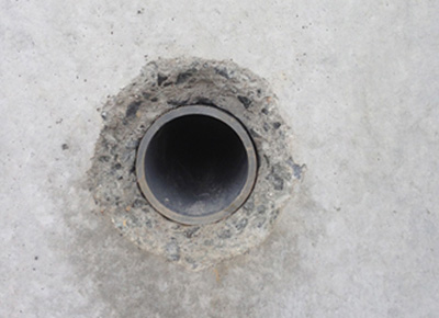 コンクリート補修（欠け）土木工事施工前